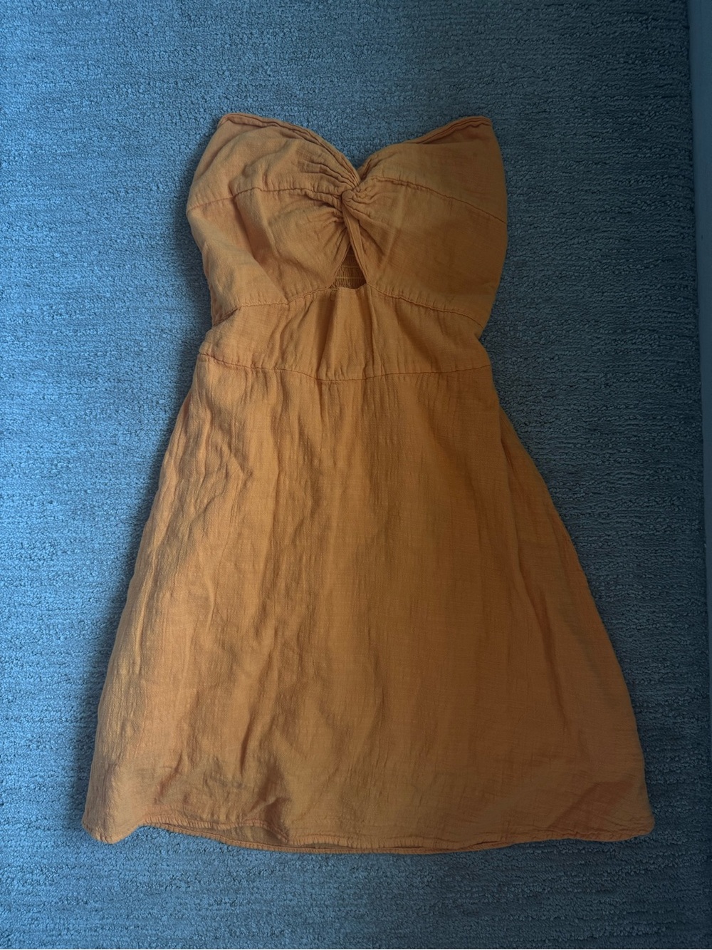 Strapless Twist-Front Sundress